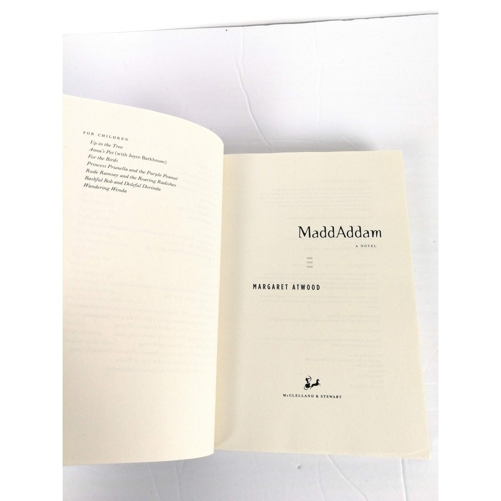 Madd Addam Margaret Atwood HC DJ Book Science Fiction - Picture 5 of 6